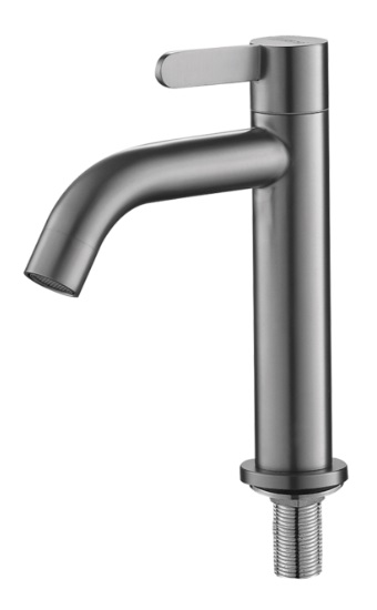 RUBINE Cold Water Basin Tap P91325M SS GM